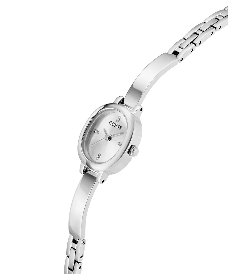 Guess Women's Quartz Watch with Silver Dial - GWC-0377