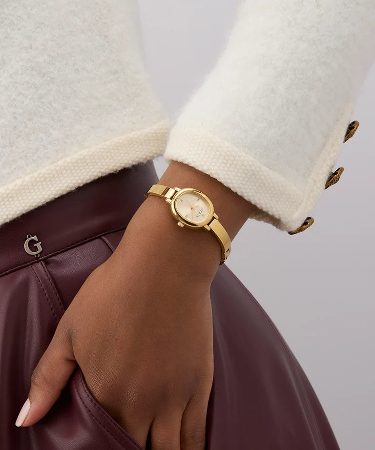 Women's Guess Watch with Quartz Movement and Silver Dial - GWC-0378