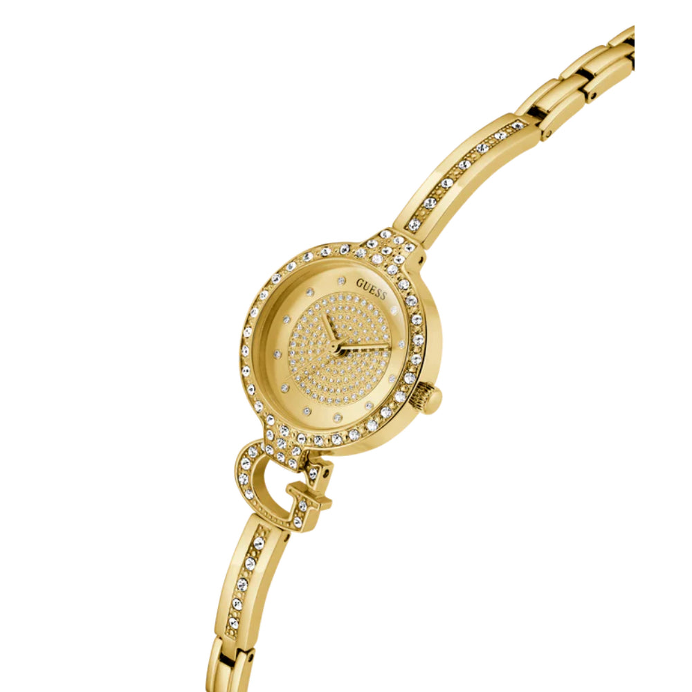 Guess Women's Quartz Watch with Silver Dial - GWC-0381