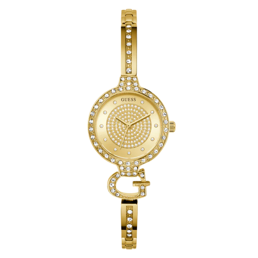Guess Women's Quartz Watch with Silver Dial - GWC-0381