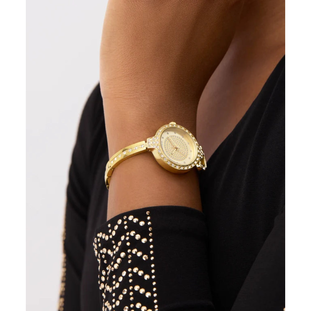 Guess Women's Quartz Watch with Silver Dial - GWC-0381