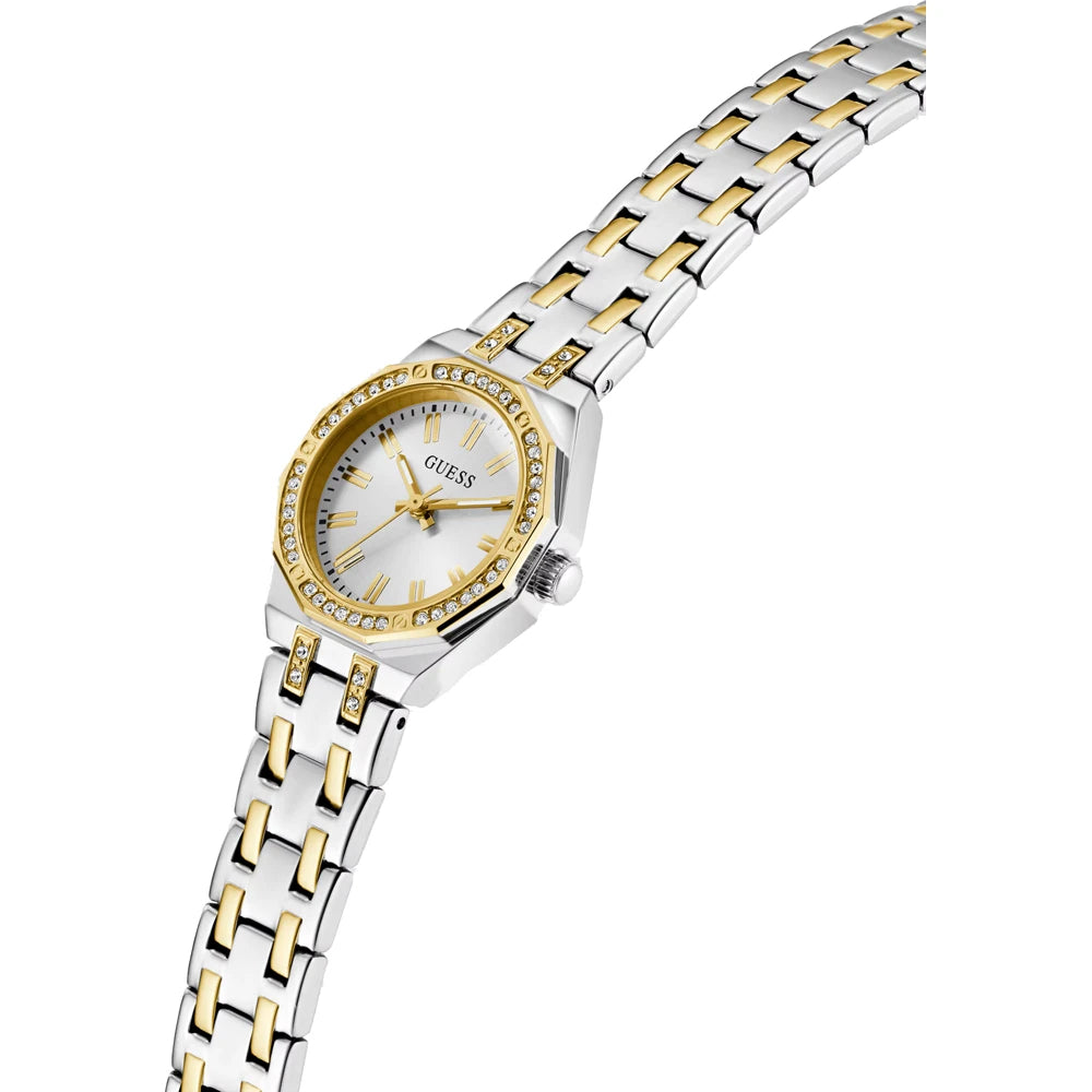 Guess Women's Quartz Watch with Silver Dial - GWC-0383