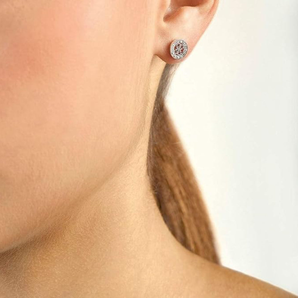 Guess Silver Earrings for Women - GWCER-0093(S)