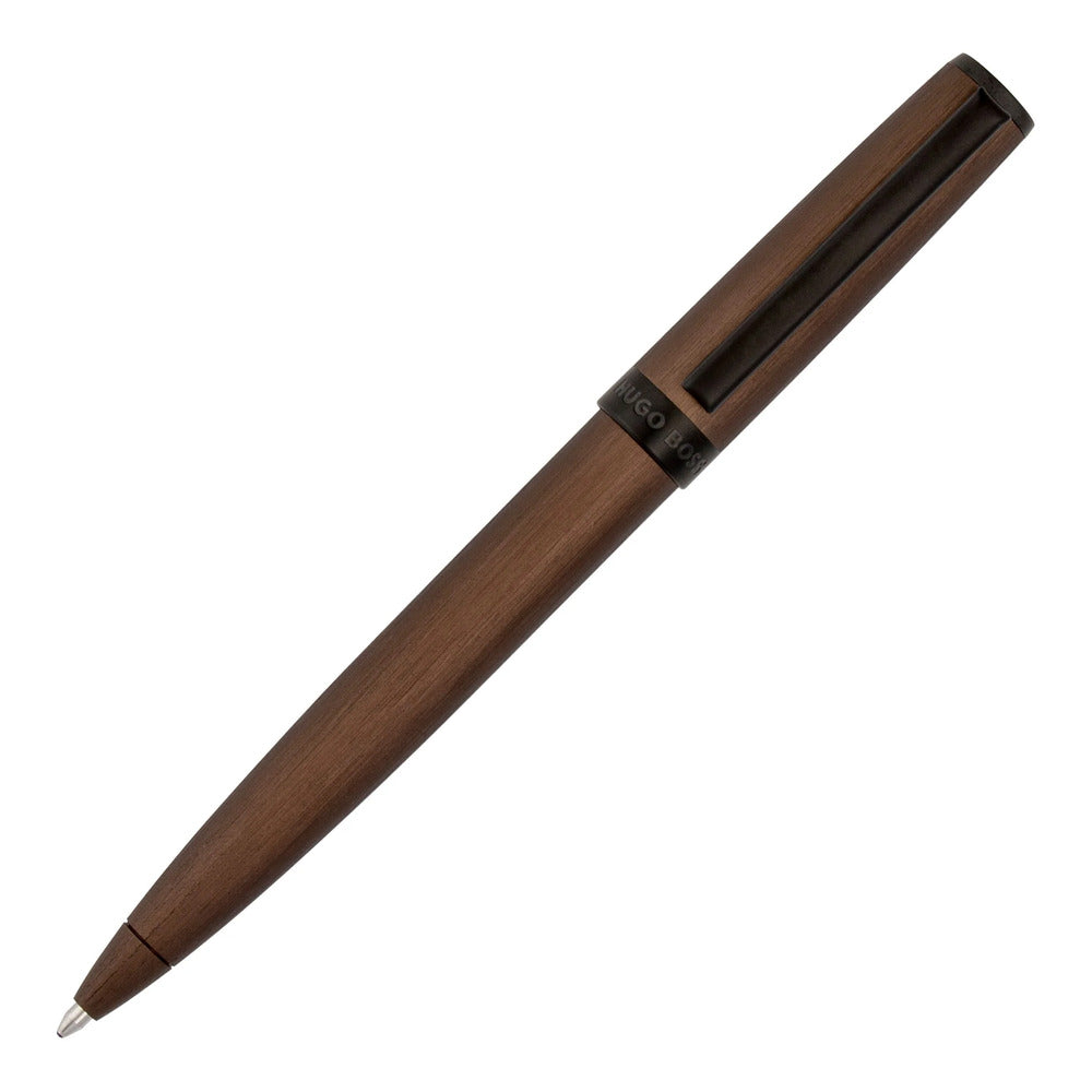 Hugo Boss Brown and Black Ballpoint Pen - HBPEN-0058