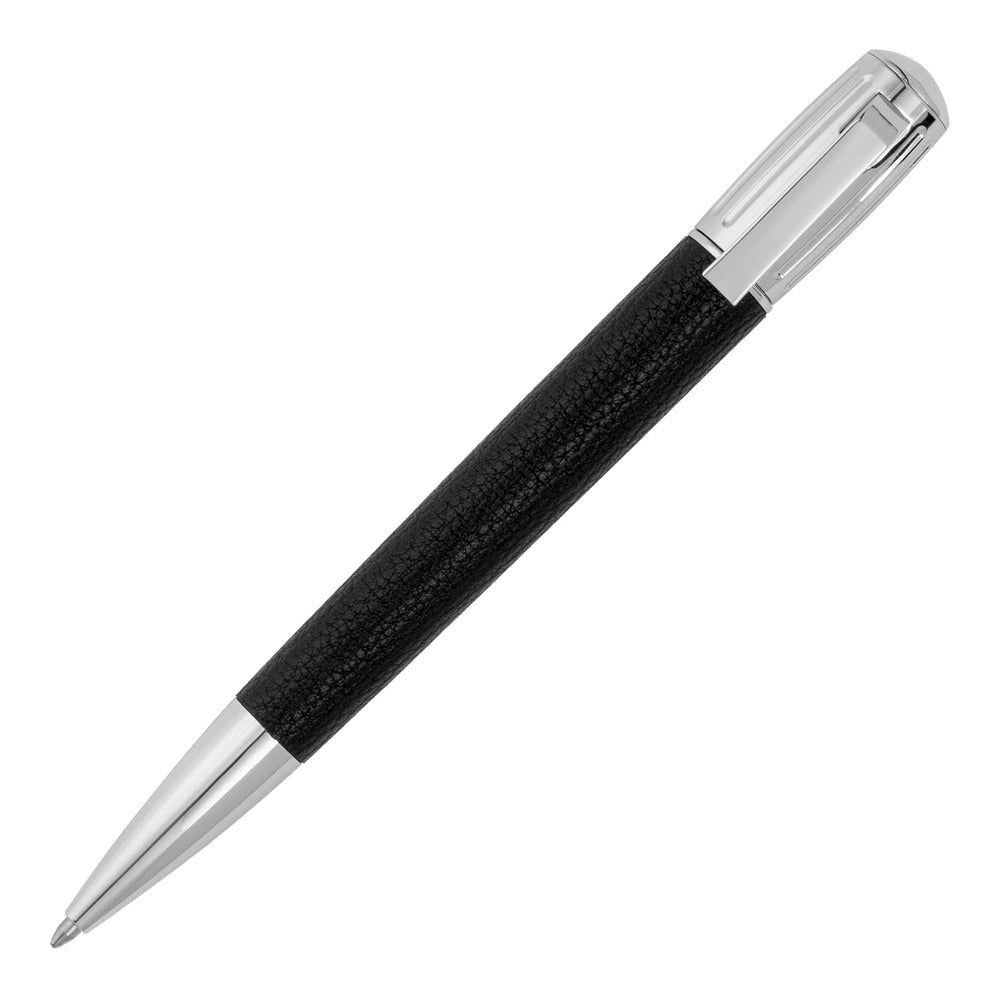 قلم بولبوينت باللون الأسود وفضي من هوغو بوس - HBPEN-0061