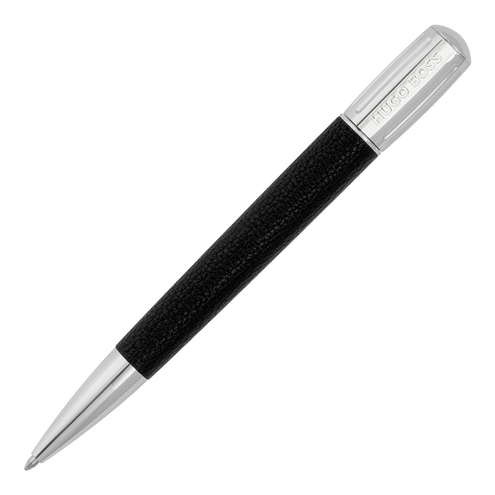قلم بولبوينت باللون الأسود وفضي من هوغو بوس - HBPEN-0061