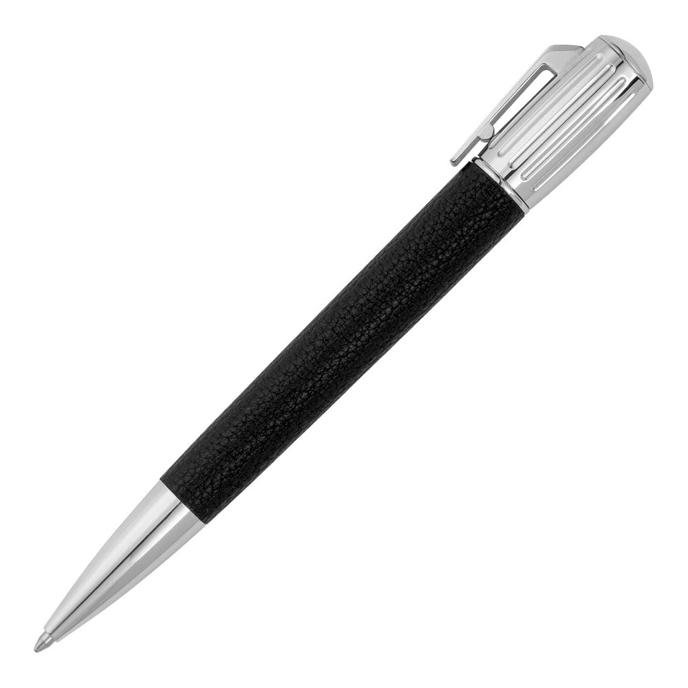 Hugo Boss Black and Silver Ballpoint Pen - HBPEN-0061