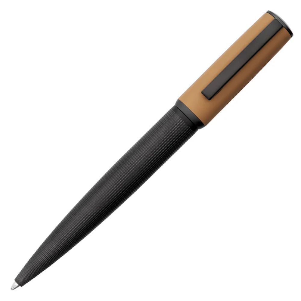 قلم بولبوينت باللون البني وأسود من هوغو بوس - HBPEN-0067
