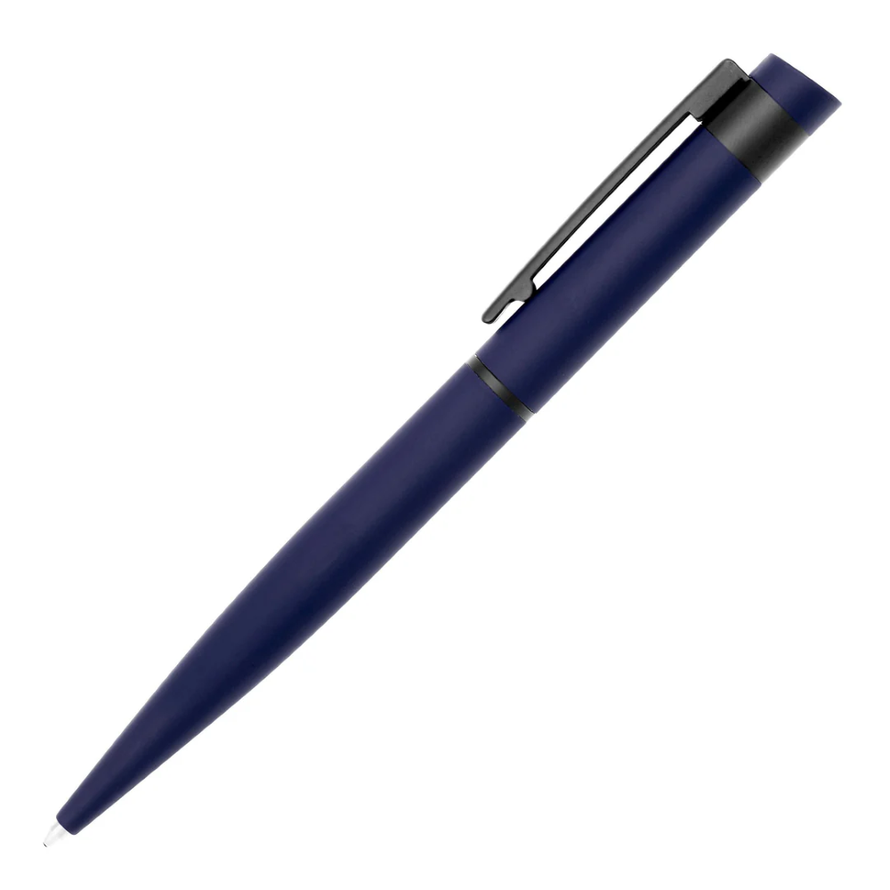 Hugo Boss Dark Blue and Black Ballpoint Pen - HBPEN-0068