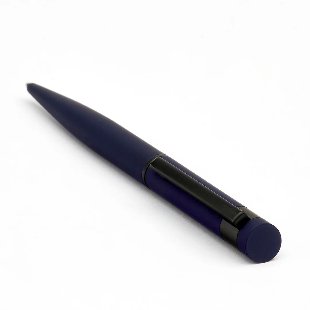 قلم بولبوينت باللون الأزرق غامق وأسود من هوغو بوس - HBPEN-0068