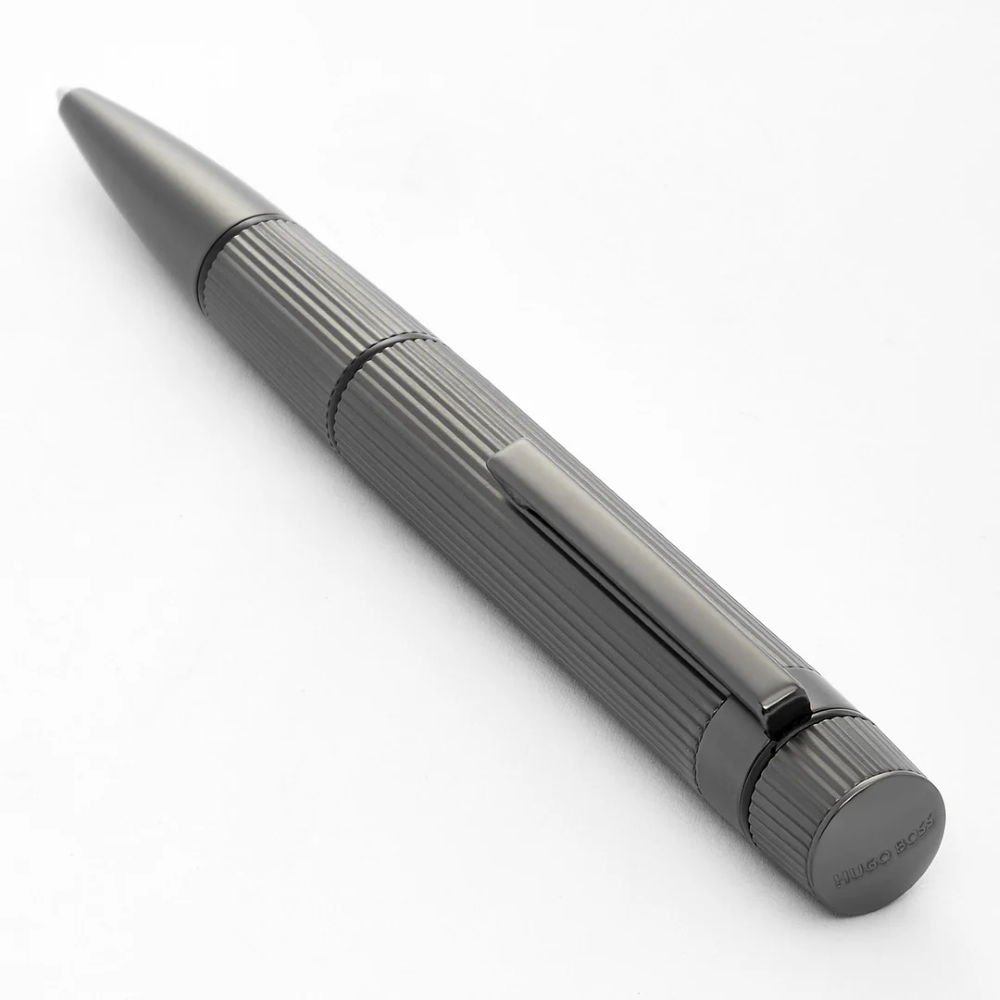 Hugo Boss Dark Gray Ballpoint Pen - HBPEN-0071