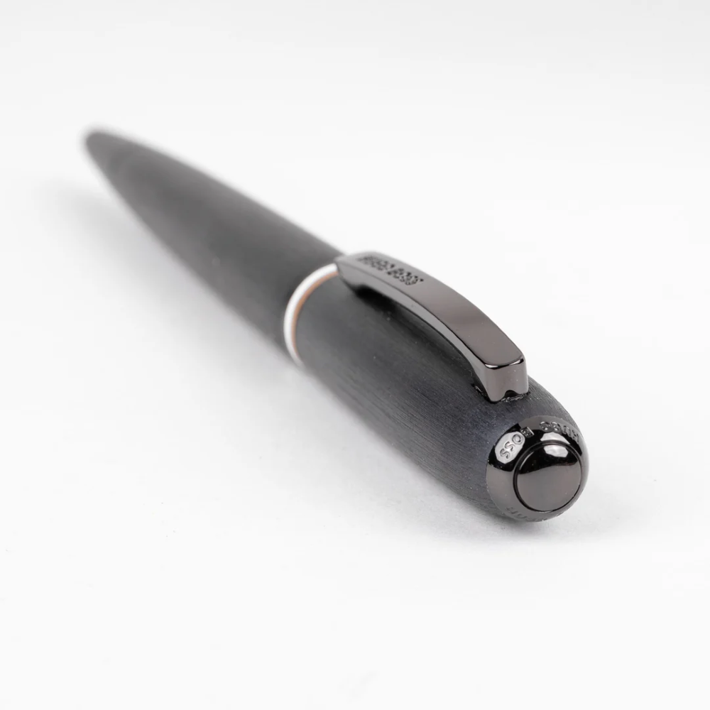 Hugo Boss Dark Gray Ballpoint Pen - HBPEN-0077