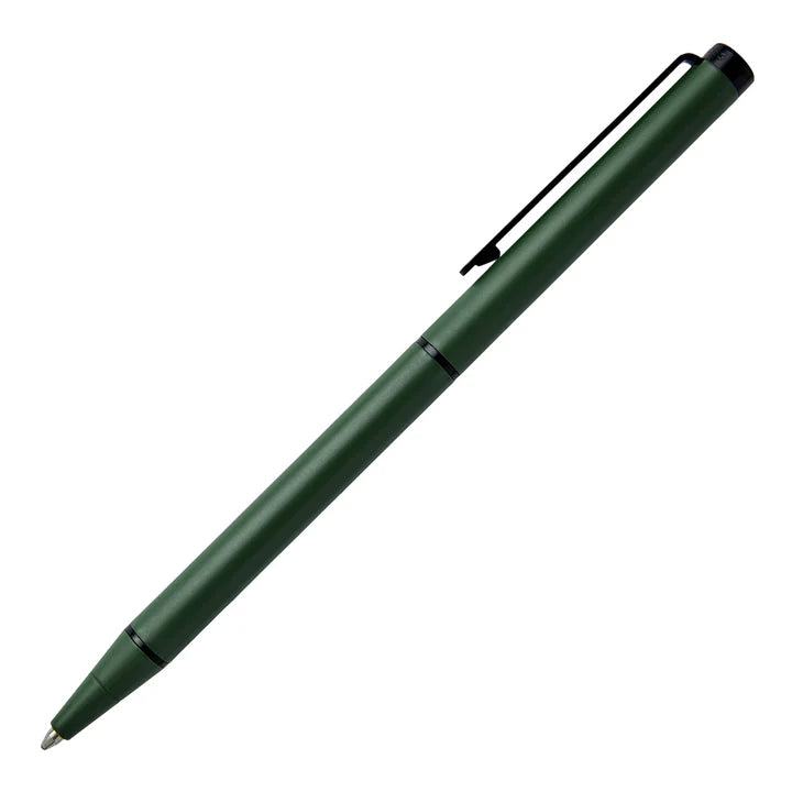 Hugo Boss Dark Green and Black Ballpoint Pen - HBPEN-0080