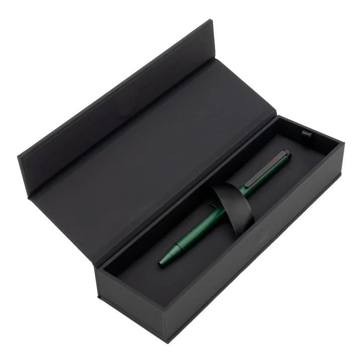 Hugo Boss Dark Green and Black Ballpoint Pen - HBPEN-0080