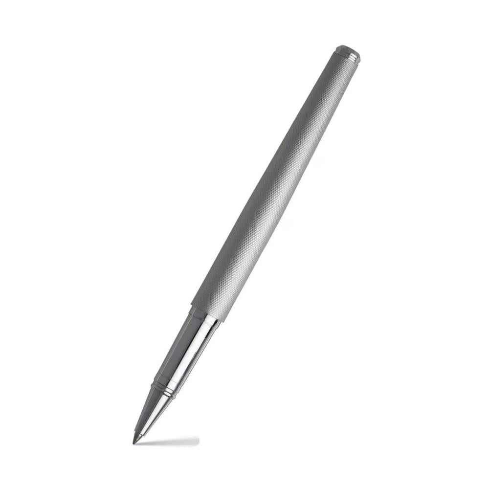 قلم هوغو بوس ساش براس رولربول كروم مع فضي HBPEN-0110