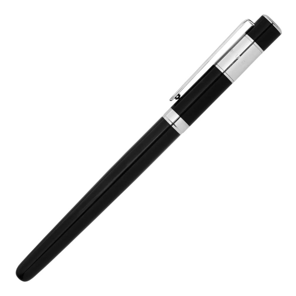 قلم هوغو بوس ريبون كلاسيك رولربول أسود، رمادي باستيل HBPEN-0112