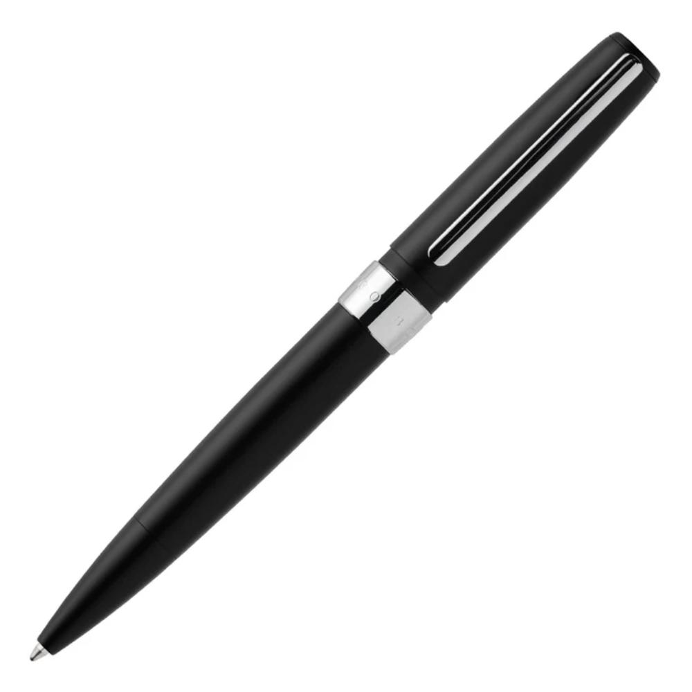 Hugo Boss Halo Chrome Black Ballpoint Pen HBPEN-0113