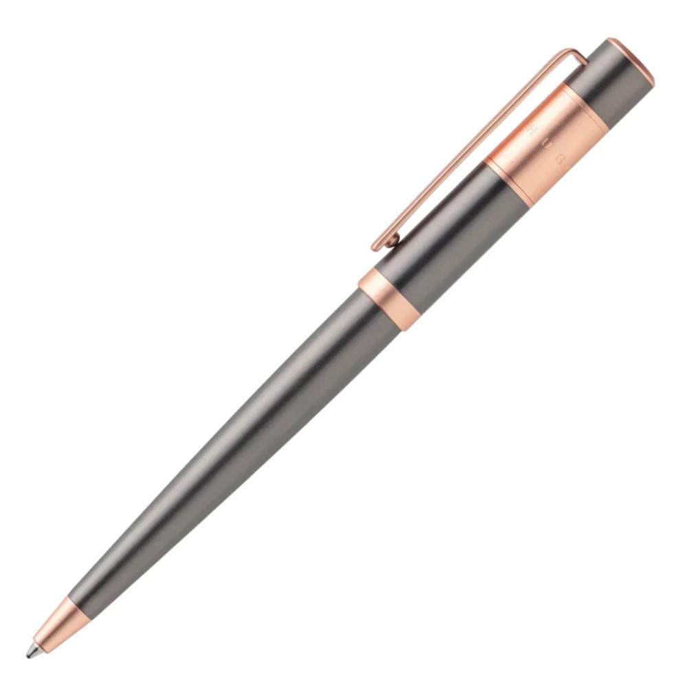 قلم هوغو بوس ريبون مات غان بال بوينت أخضر داكن HBPEN-0114