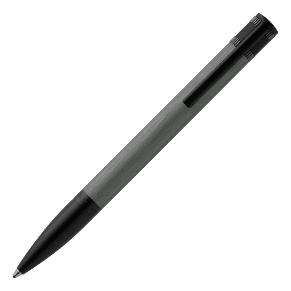 قلم هوغو بوس إكسبلور بال بوينت رمادي مصقول، رمادي متوسط HBPEN-0115