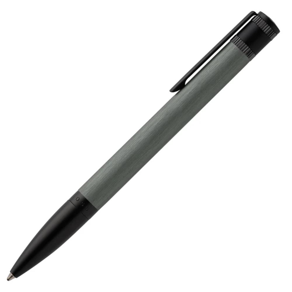 قلم هوغو بوس إكسبلور بال بوينت رمادي مصقول، رمادي متوسط HBPEN-0115