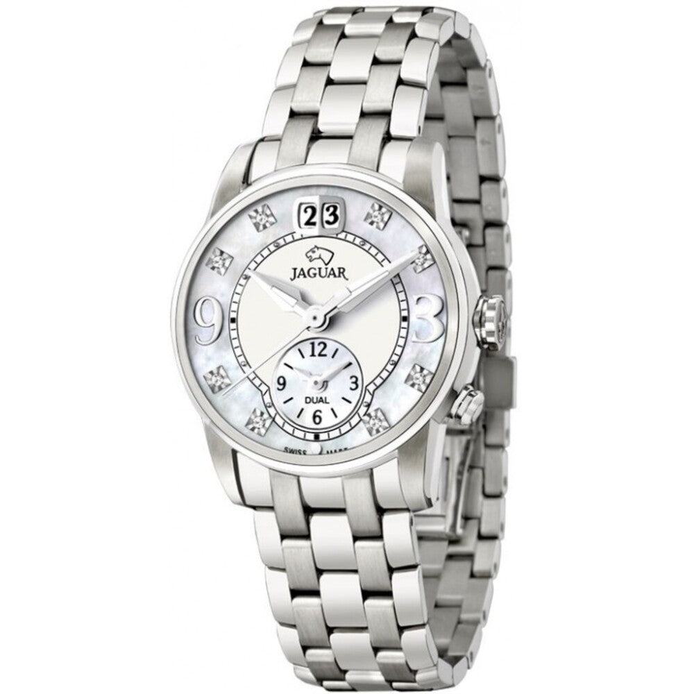 Jaguar Women's Quartz Watch with Pearly White Dial - J623/A