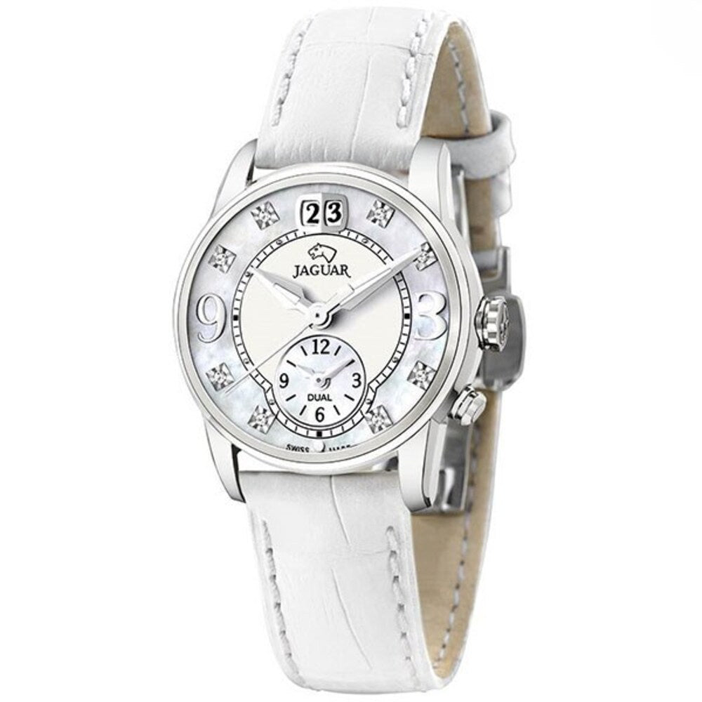 Jaguar Women's Quartz Watch with Pearly White Dial - J624/A