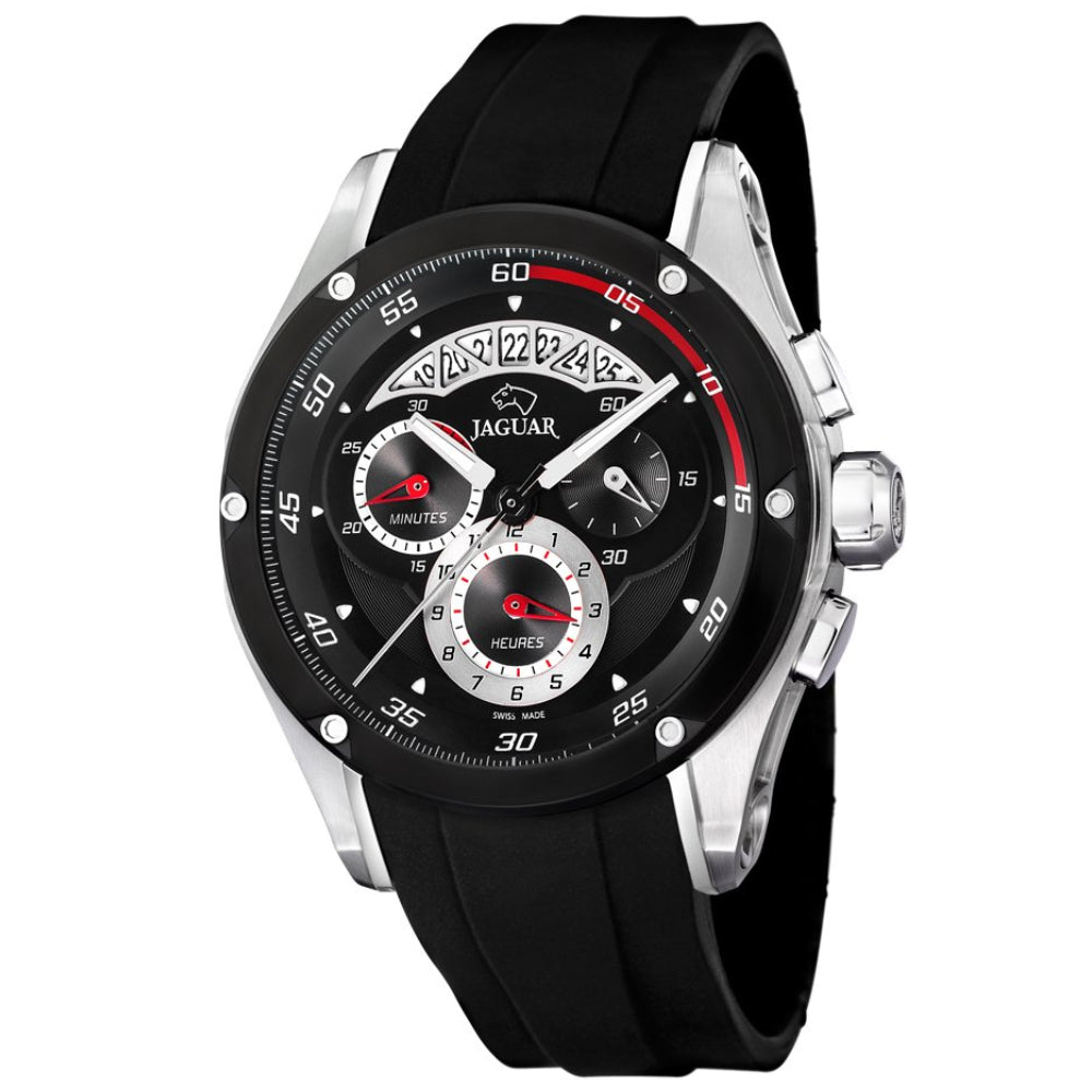 Jaguar Men's Watch, Quartz Movement, Black Dial - J651/1