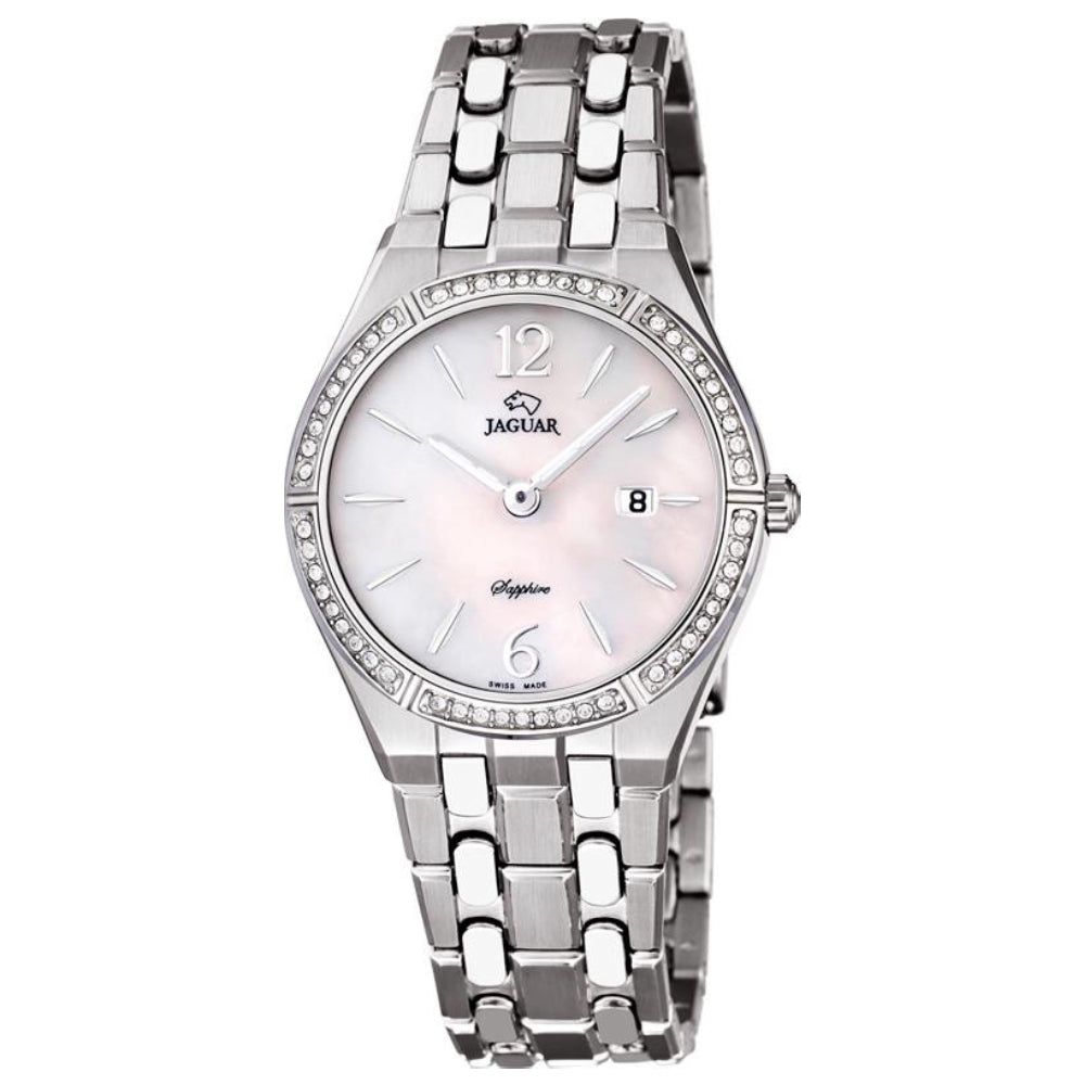 Jaguar Women's Quartz Watch with Pearly White Dial - J673/1