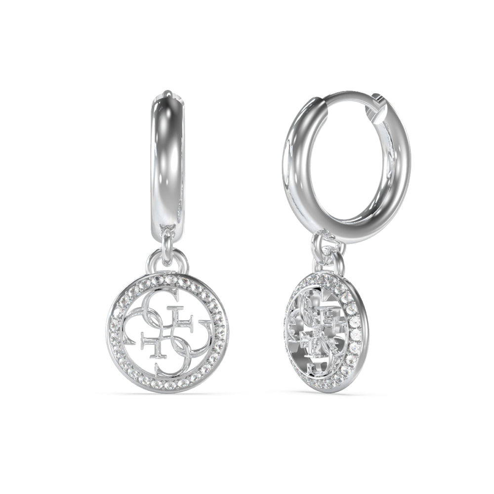 Guess Silver Earrings for Women - GWCER-0009(S)