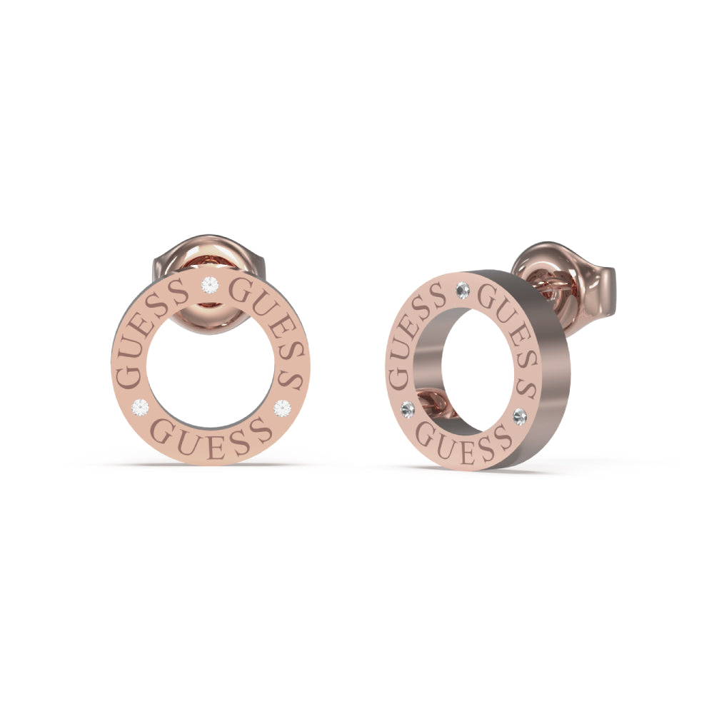 Guess Rose Gold Earrings for Women - GWCER-0055(RG)