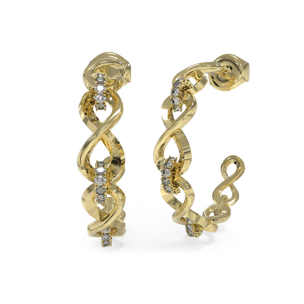 Guess Gold Earrings for Women - GWCER-0066(G)