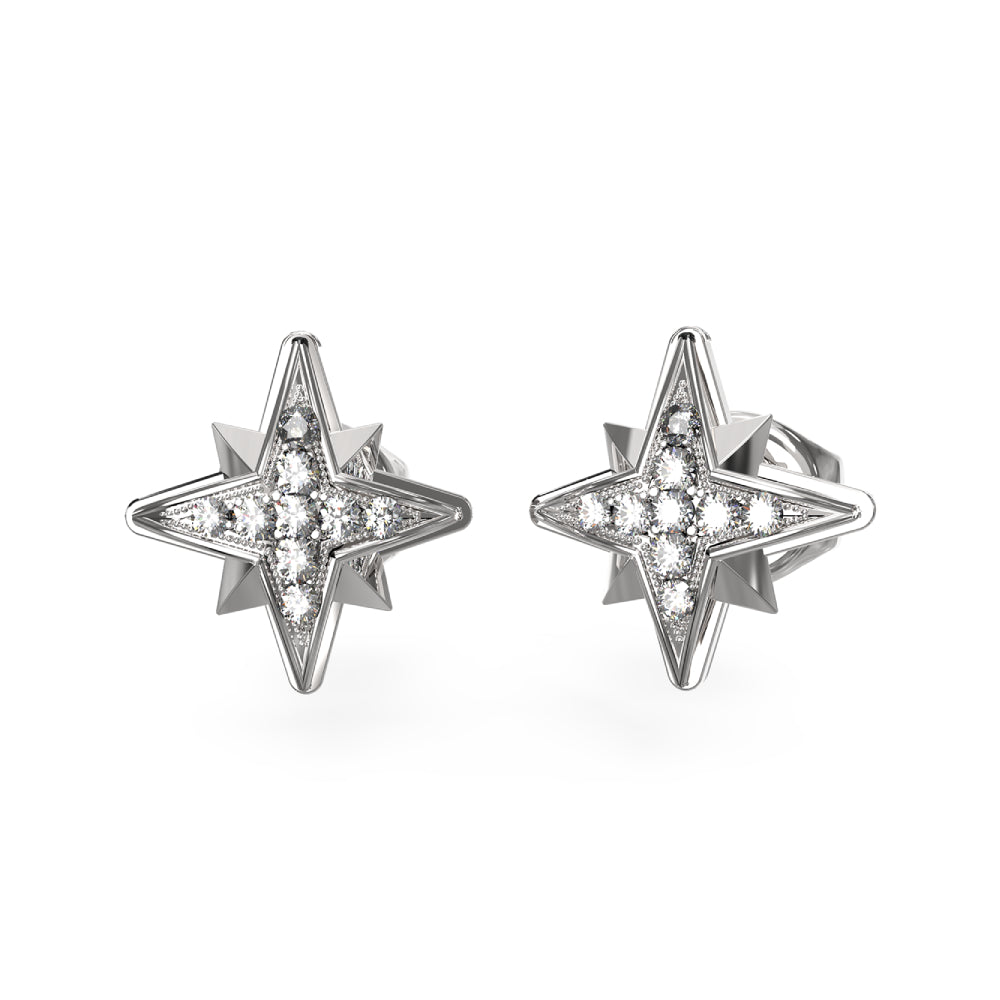 Guess Silver Earrings for Women - GWCER-0085(S)