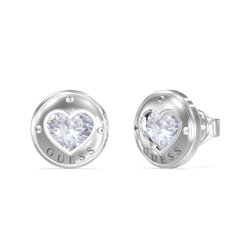Guess Silver Earrings for Women - GWCER-0088(S)
