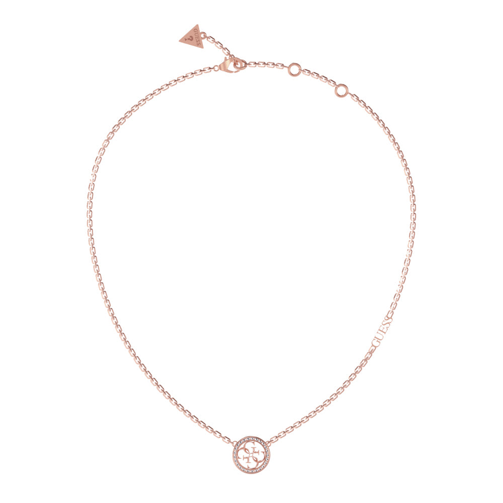 Guess Rose Gold Necklace for Women - GWCNL-0008(RG)