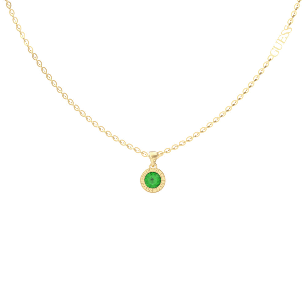 Guess Gold Necklace for Women - GWCNL-0006(GEM)