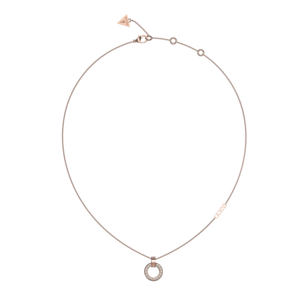 Guess Rose Gold Necklace for Women - GWCNL-0035(RG)
