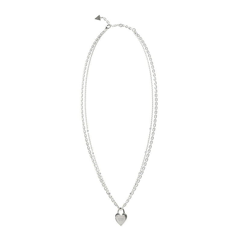 Guess Women's Rhodium-Tone Necklace - GWCNL-0081(S)