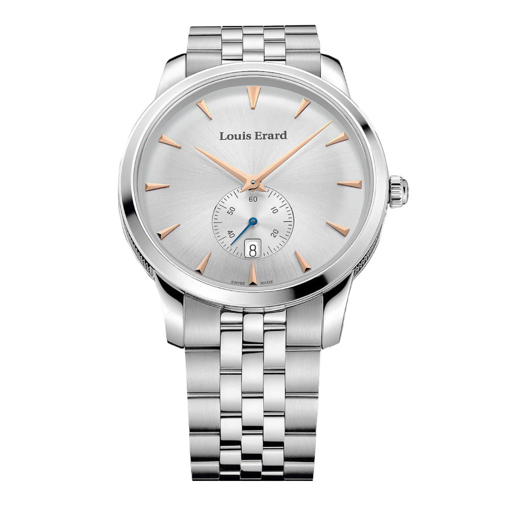 Louis Erard Men's Quartz Watch with Silver Dial - LE-0035