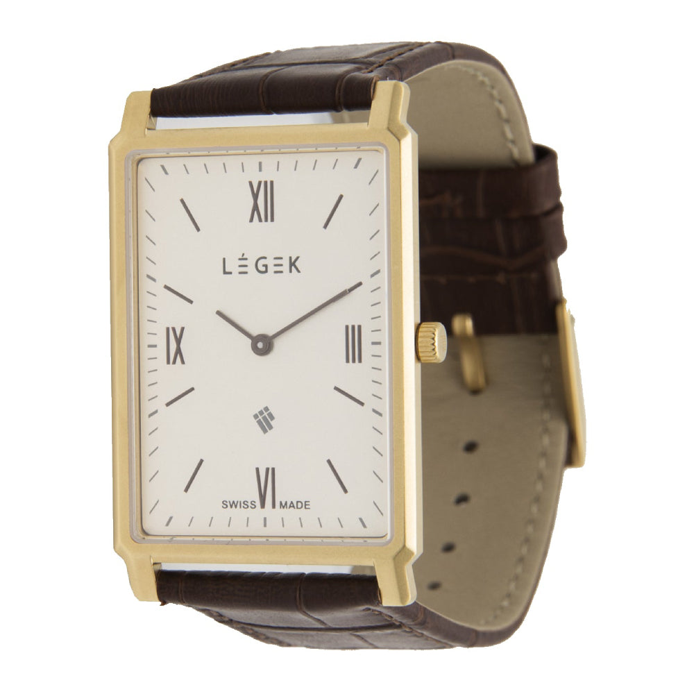 LEGIC Men's Quartz Watch, White Dial - LEG-0010