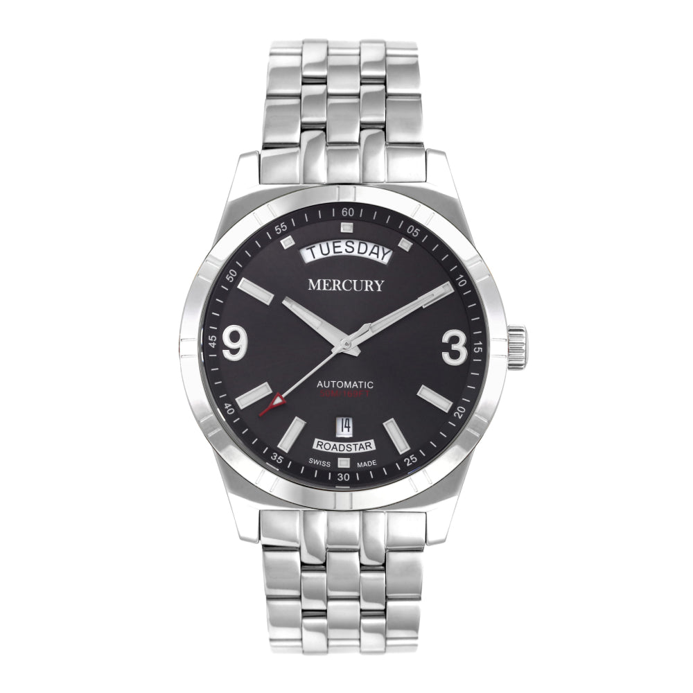 Mercury Men's Watch, Automatic Movement, Black Dial - MER-0123