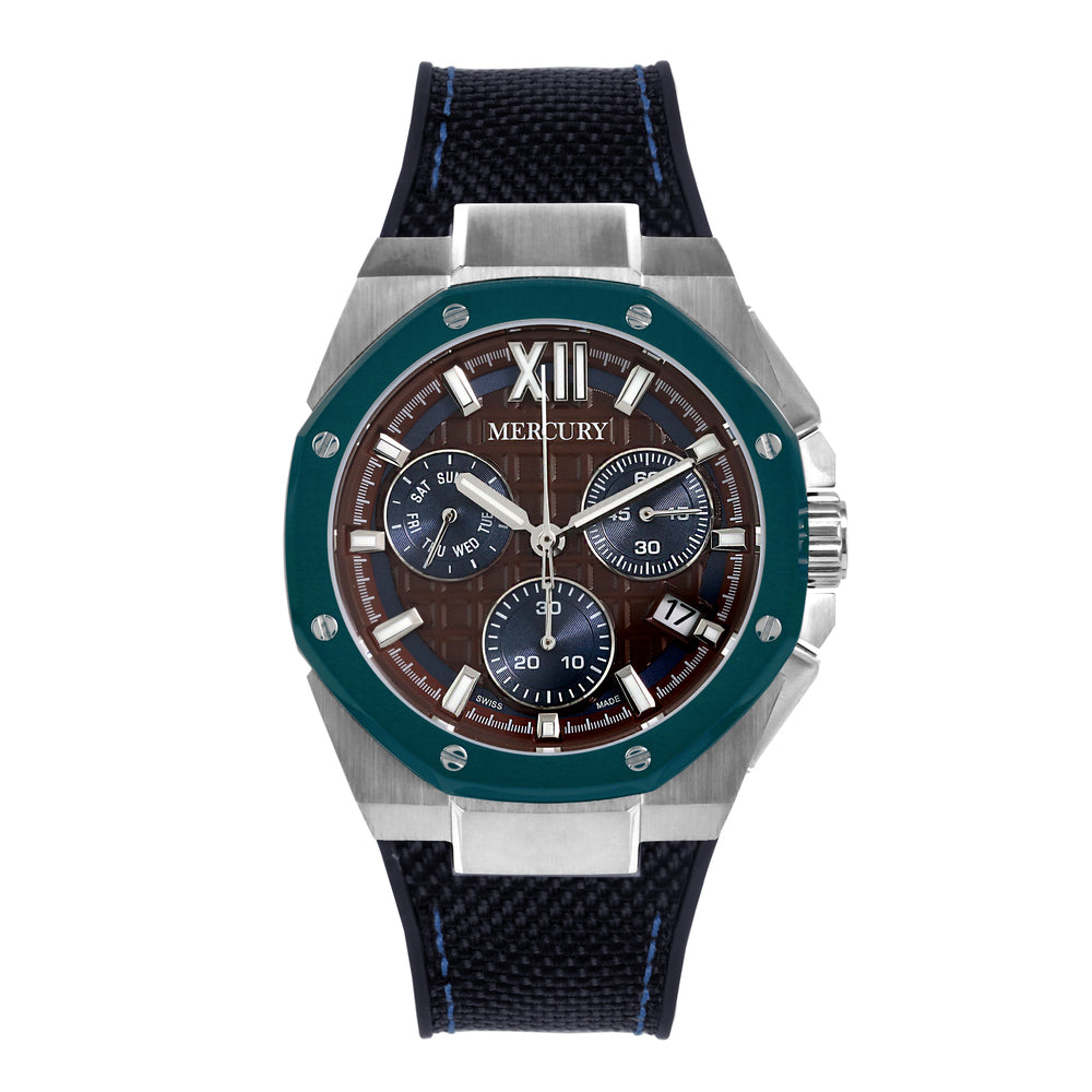 Mercury Men's Quartz Watch with Blue Dial - MER-0108