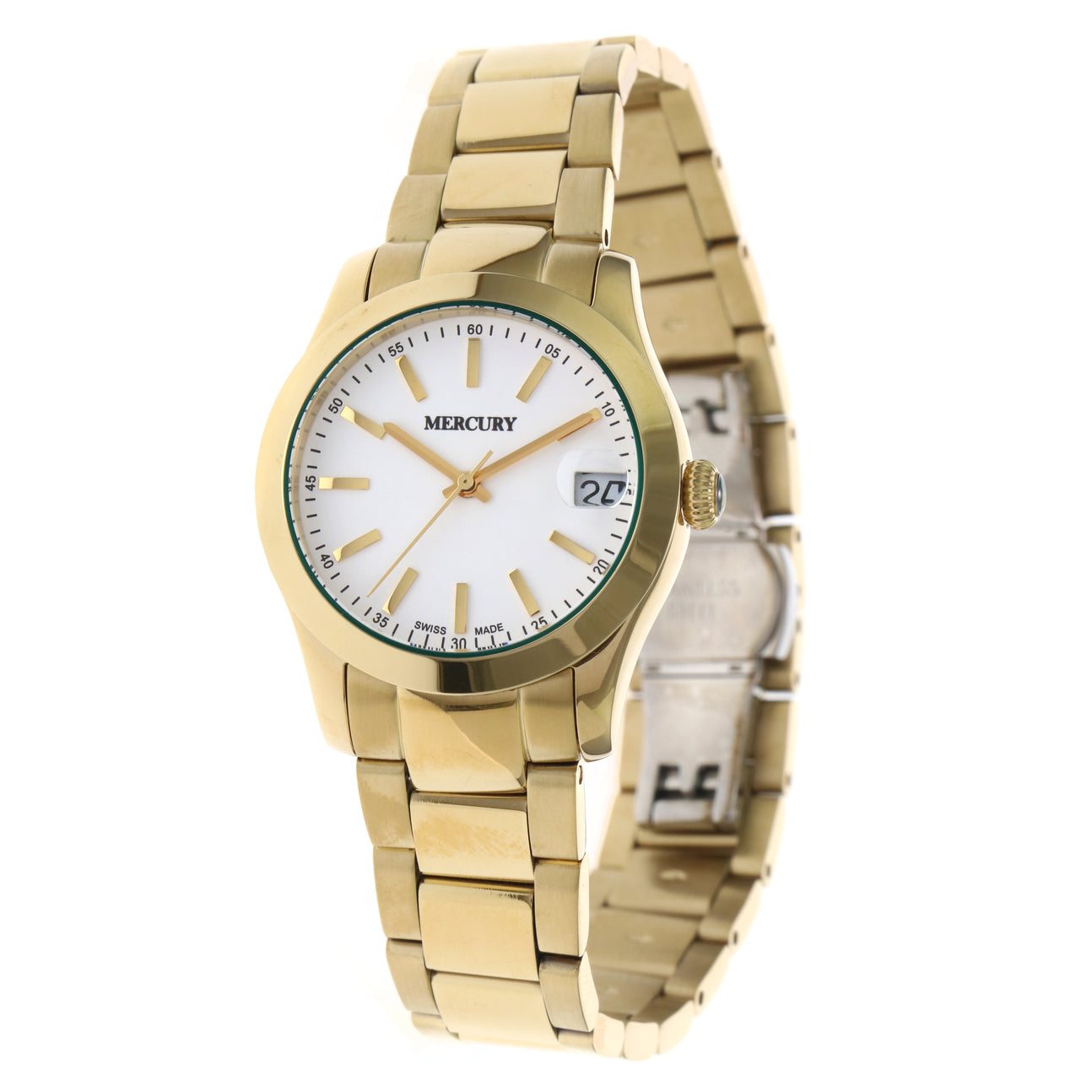 Mercury Women's Swiss Quartz Watch with White Dial - MER-0028