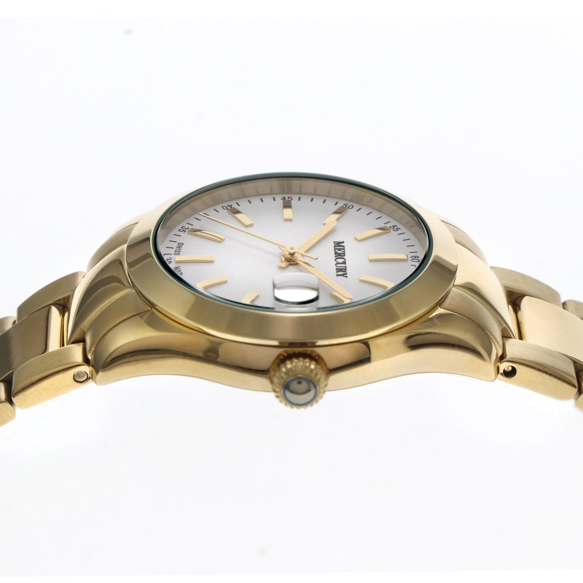 Mercury Women's Swiss Quartz Watch with White Dial - MER-0028