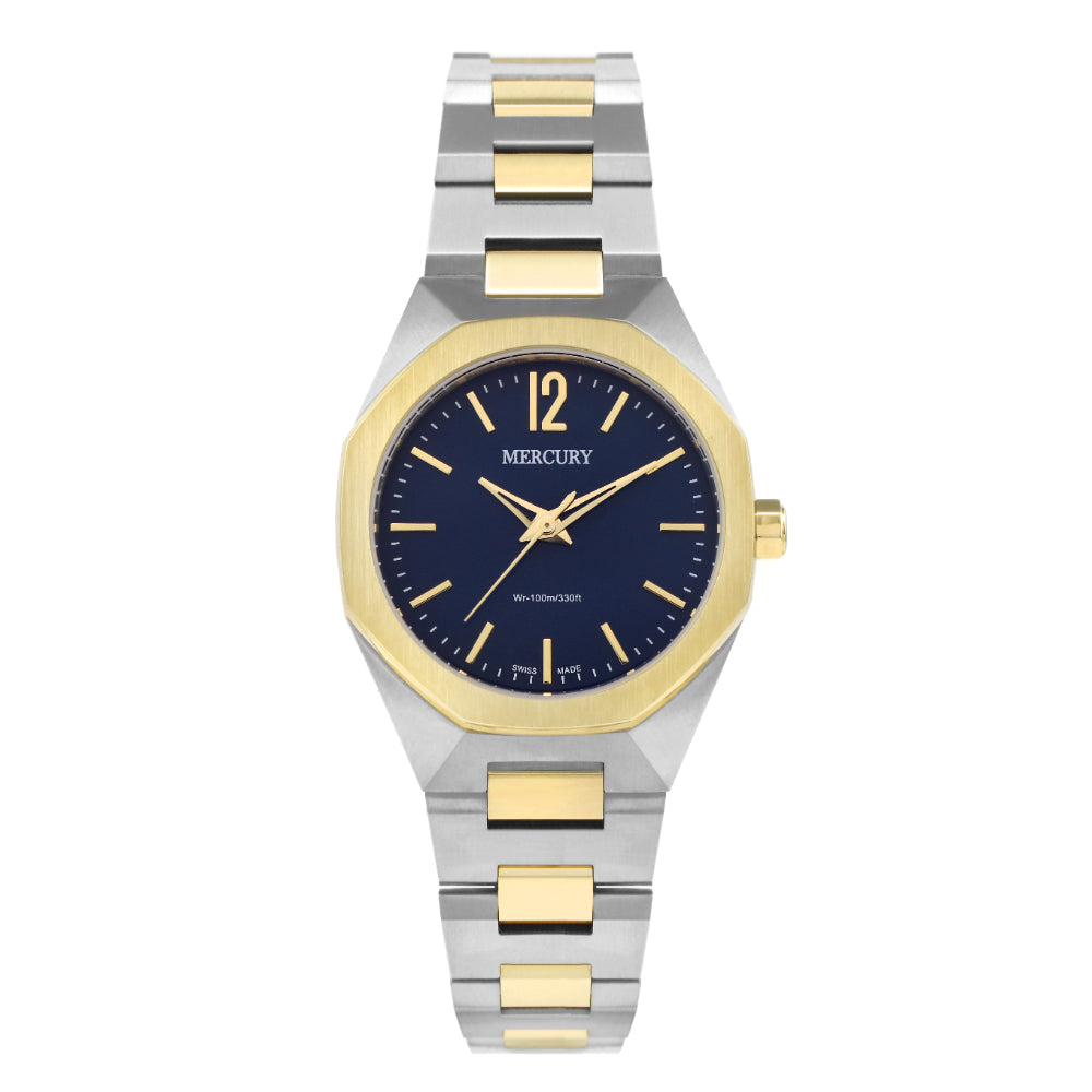 Mercury Women's Watch with Quartz Movement and Blue Dial – MER-0142