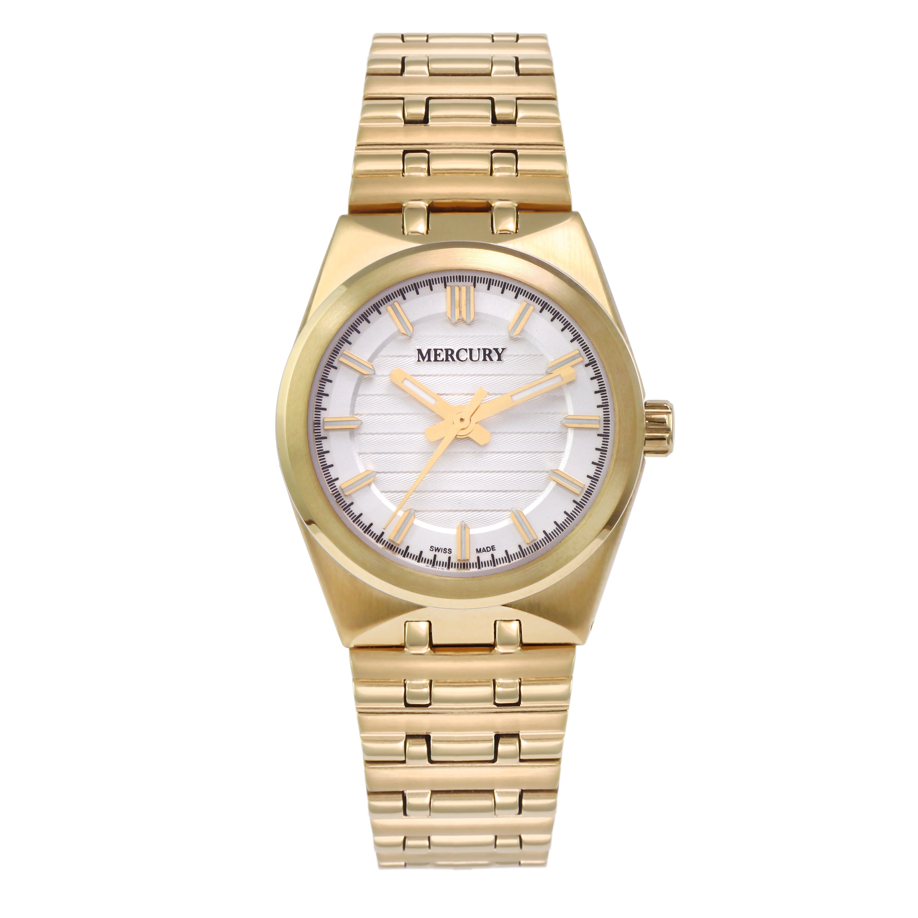 Mercury Women's Watch with Quartz Movement and White Dial – MER-0126
