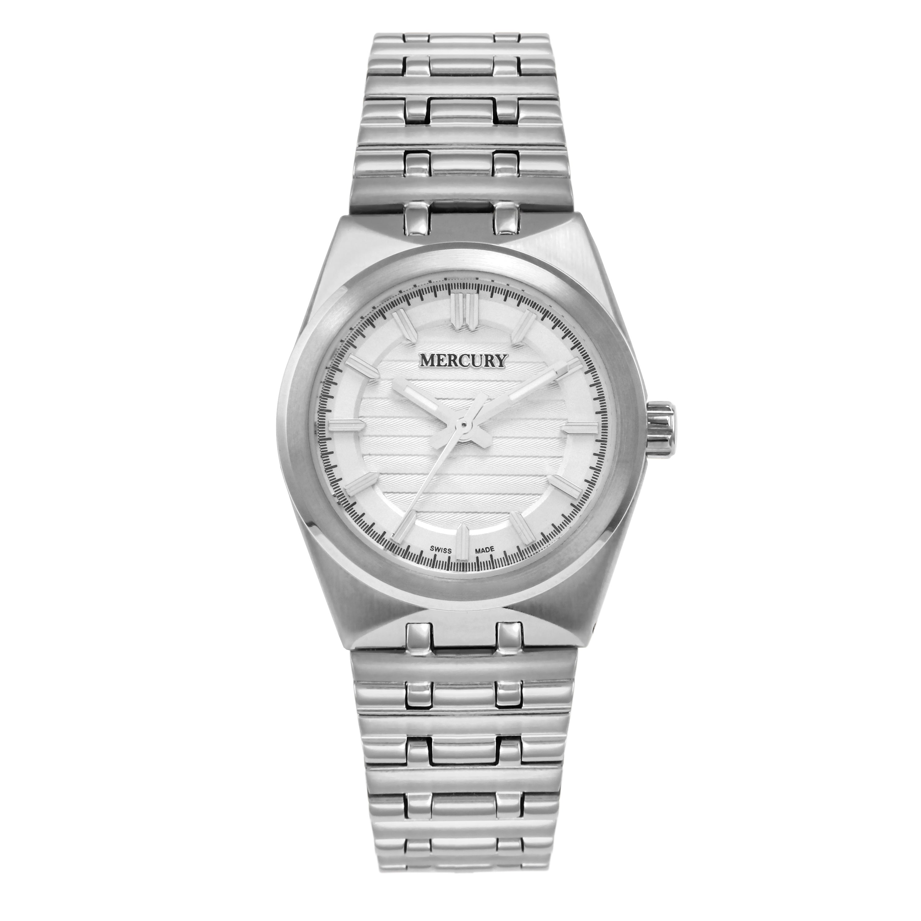 Mercury Women's Watch with Quartz Movement and White Dial – MER-0124
