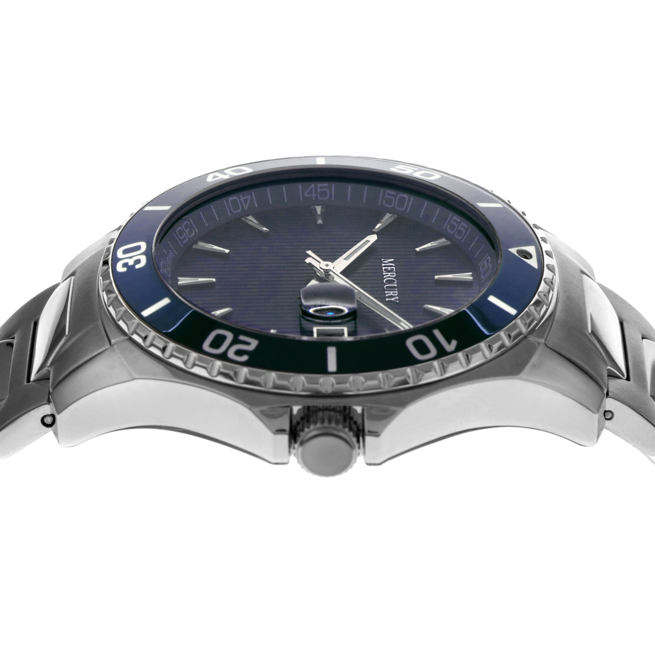 Blue dial swiss online watch