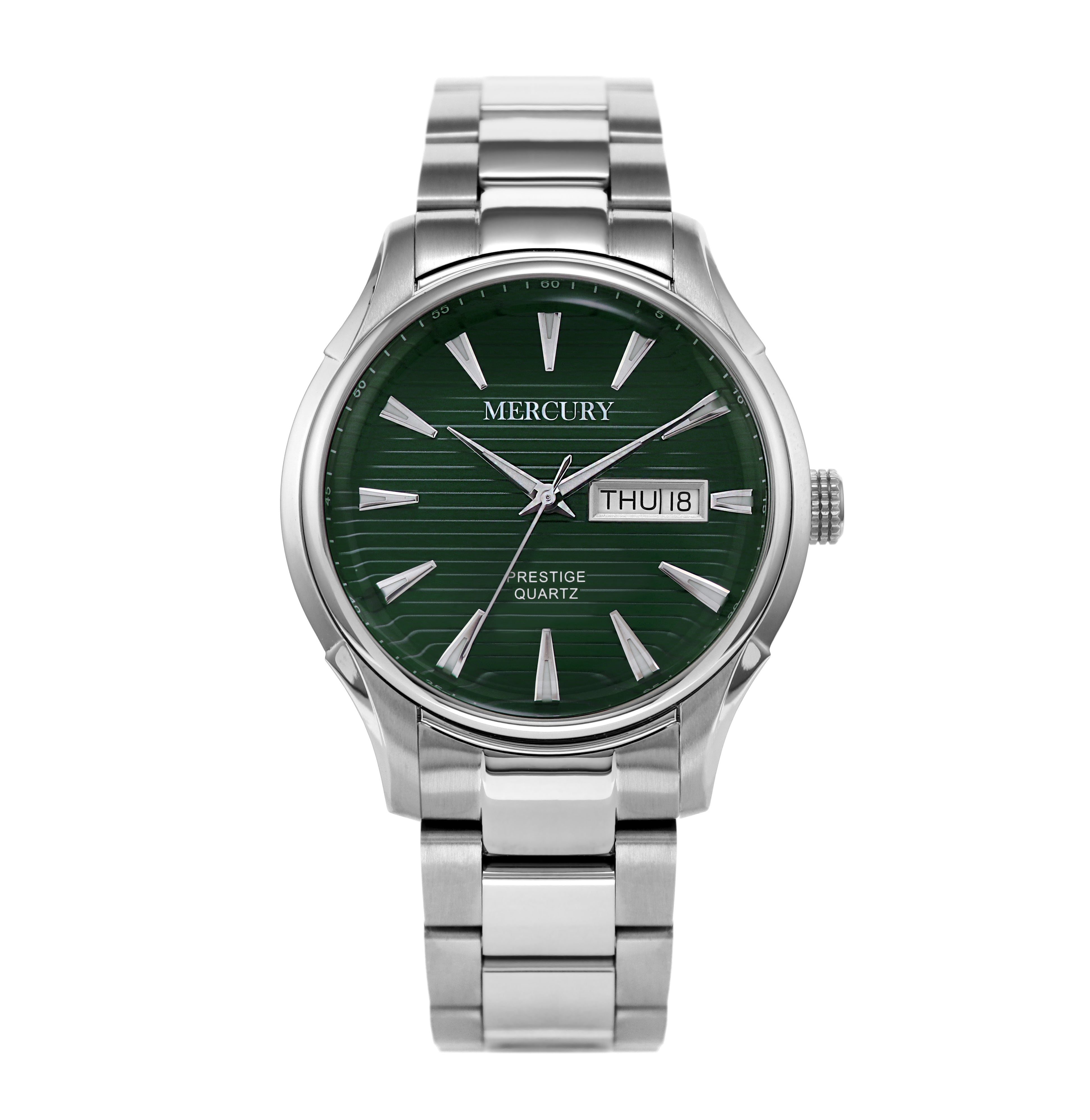 Mercury Men's Quartz Watch with Green Dial – MER-0153