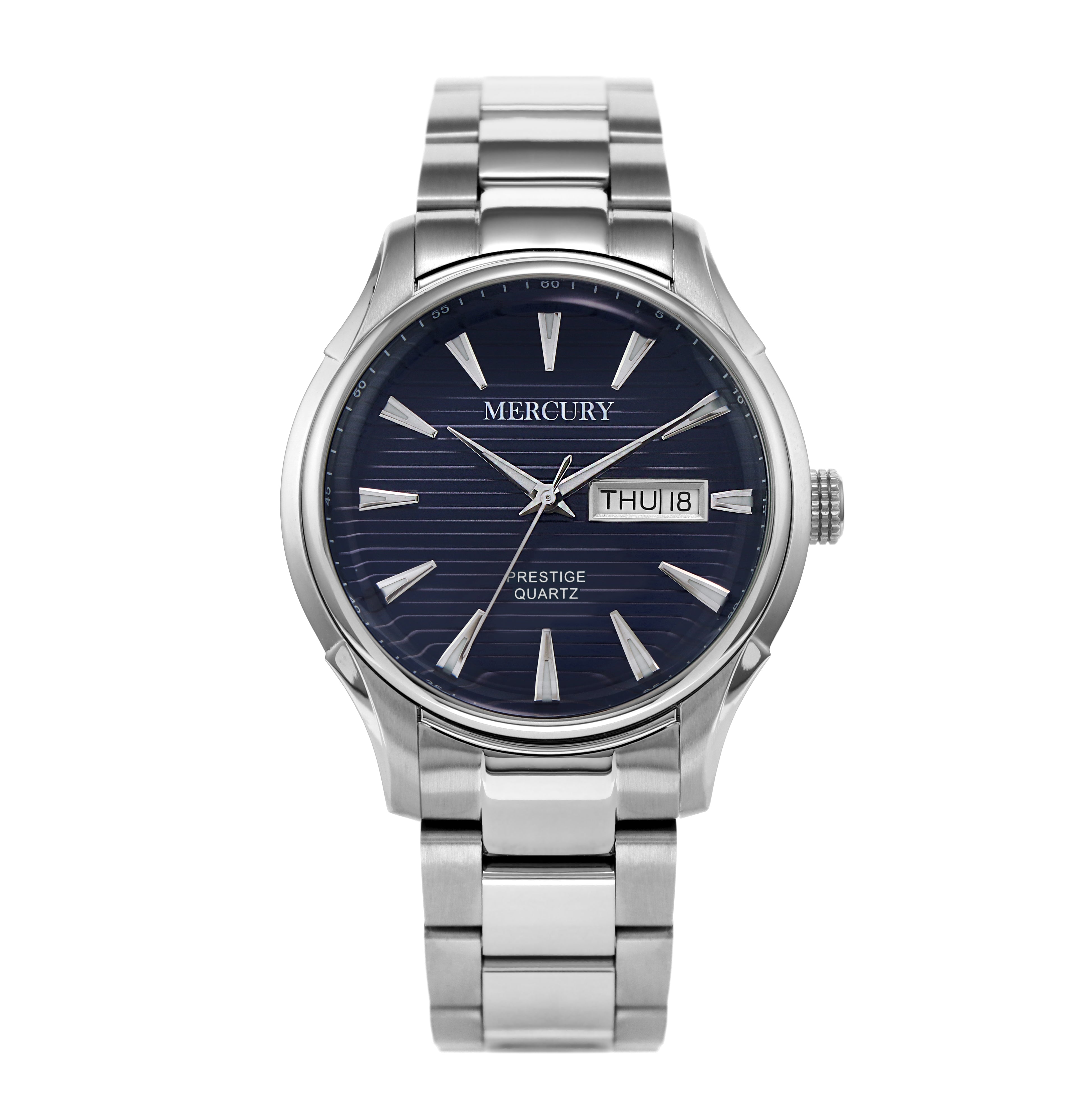 Mercury Men's Quartz Watch with Blue Dial – MER-0152