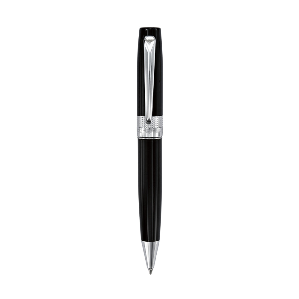 قلم بولبوينت باللون الأسود وفضي من موريكس - MURPN-0010